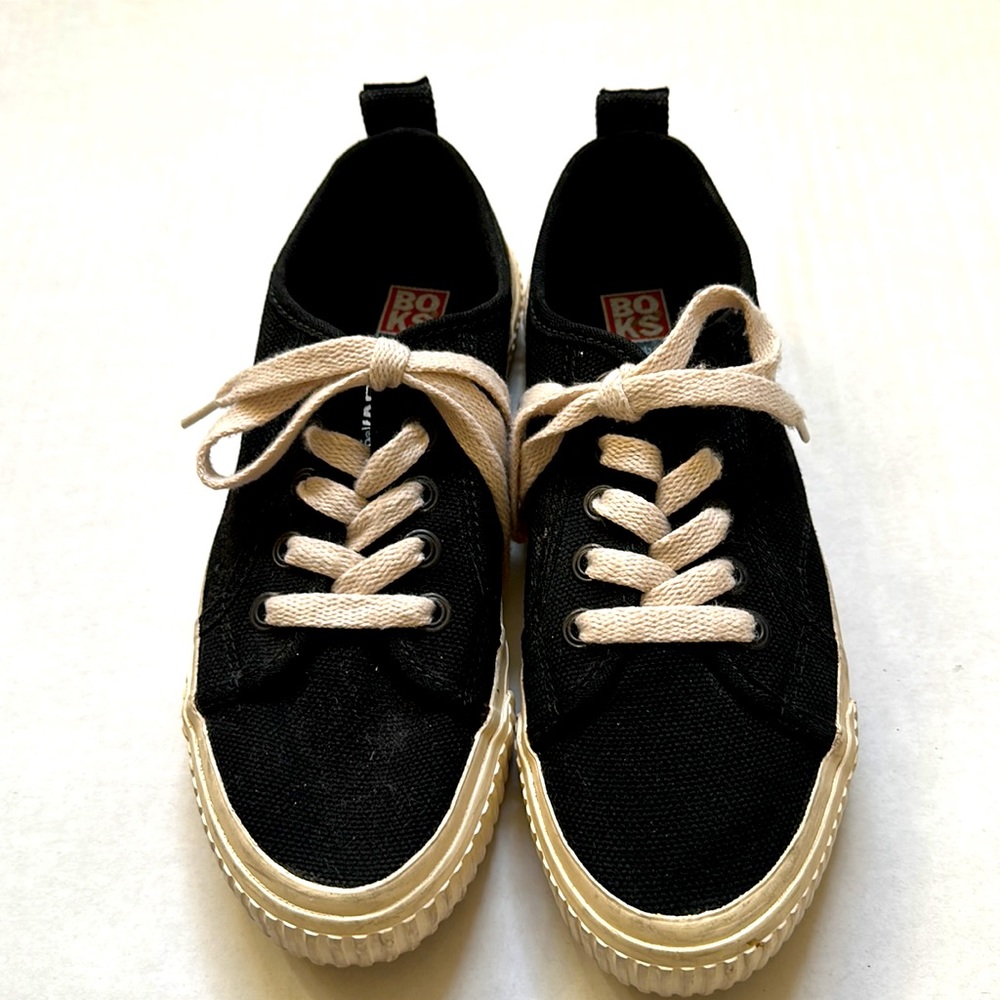 Vintage Reebok Boks Black Canvas Sneakers